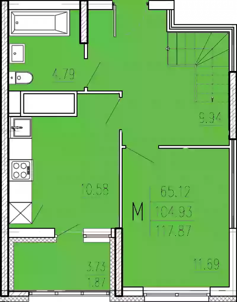 Продажа 4-комнатной новостройки, Пенза, улица Кордон Студеный,  47