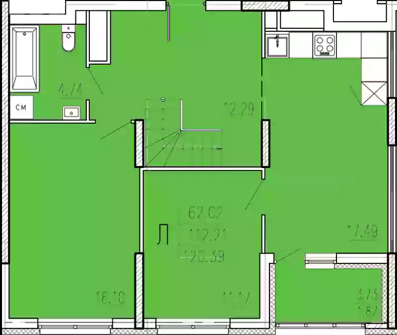 Продажа 4-комнатной новостройки, Пенза, улица Кордон Студеный,  47