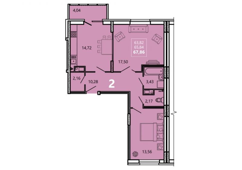 Продажа 2-комнатной новостройки, Пенза, улица Измайлова, 10 Продажа 2-комнатной новостройки, Пенза, улица Измайлова, 10