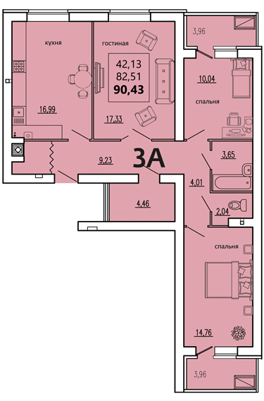 Продажа 3-комнатной новостройки, Пенза, ул. Высокая, д. 14 Продажа 3-комнатной новостройки, Пенза, ул. Высокая, д. 14