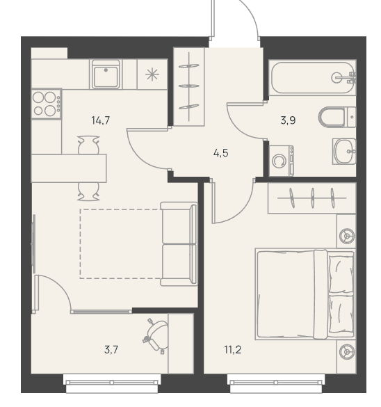 Продажа 1-комнатной новостройки, Пенза, Пензенская область,  г. Пенза